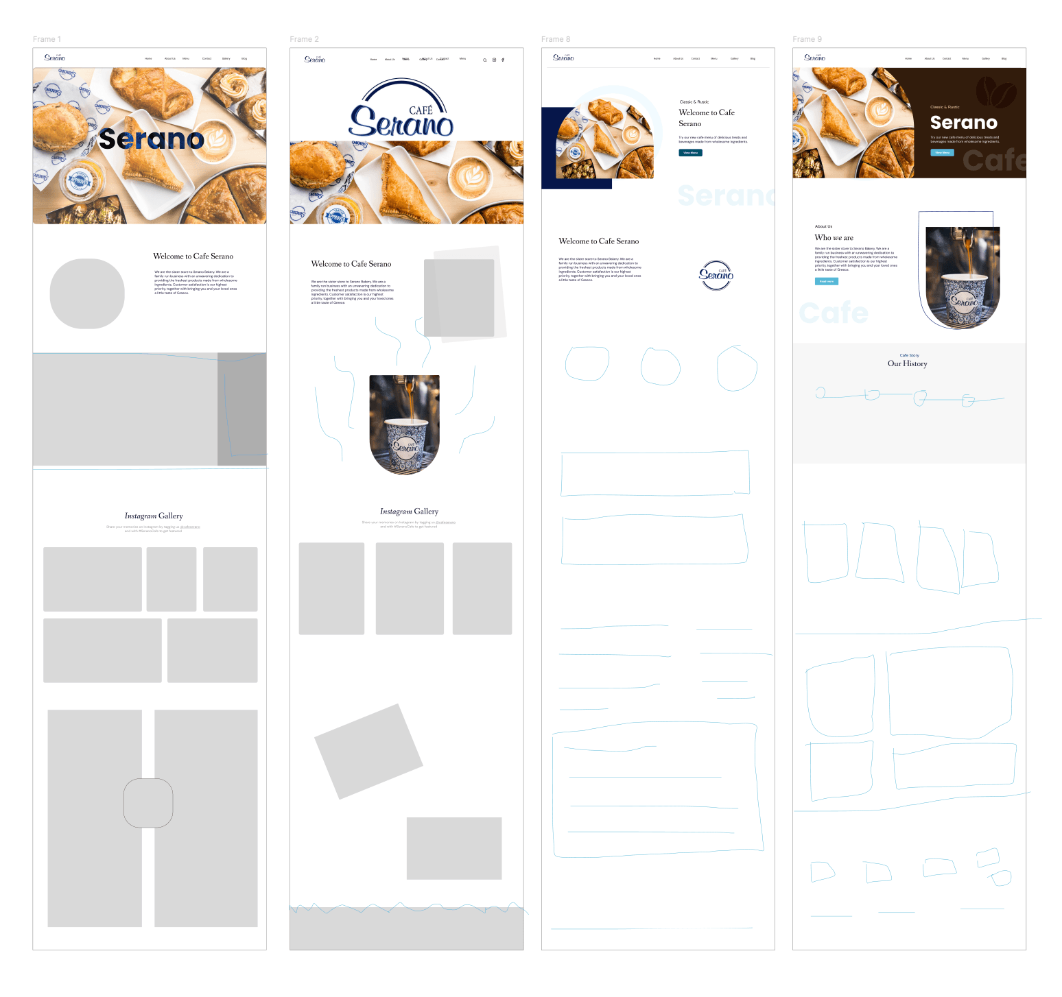 Crazy 8 Design Iterations