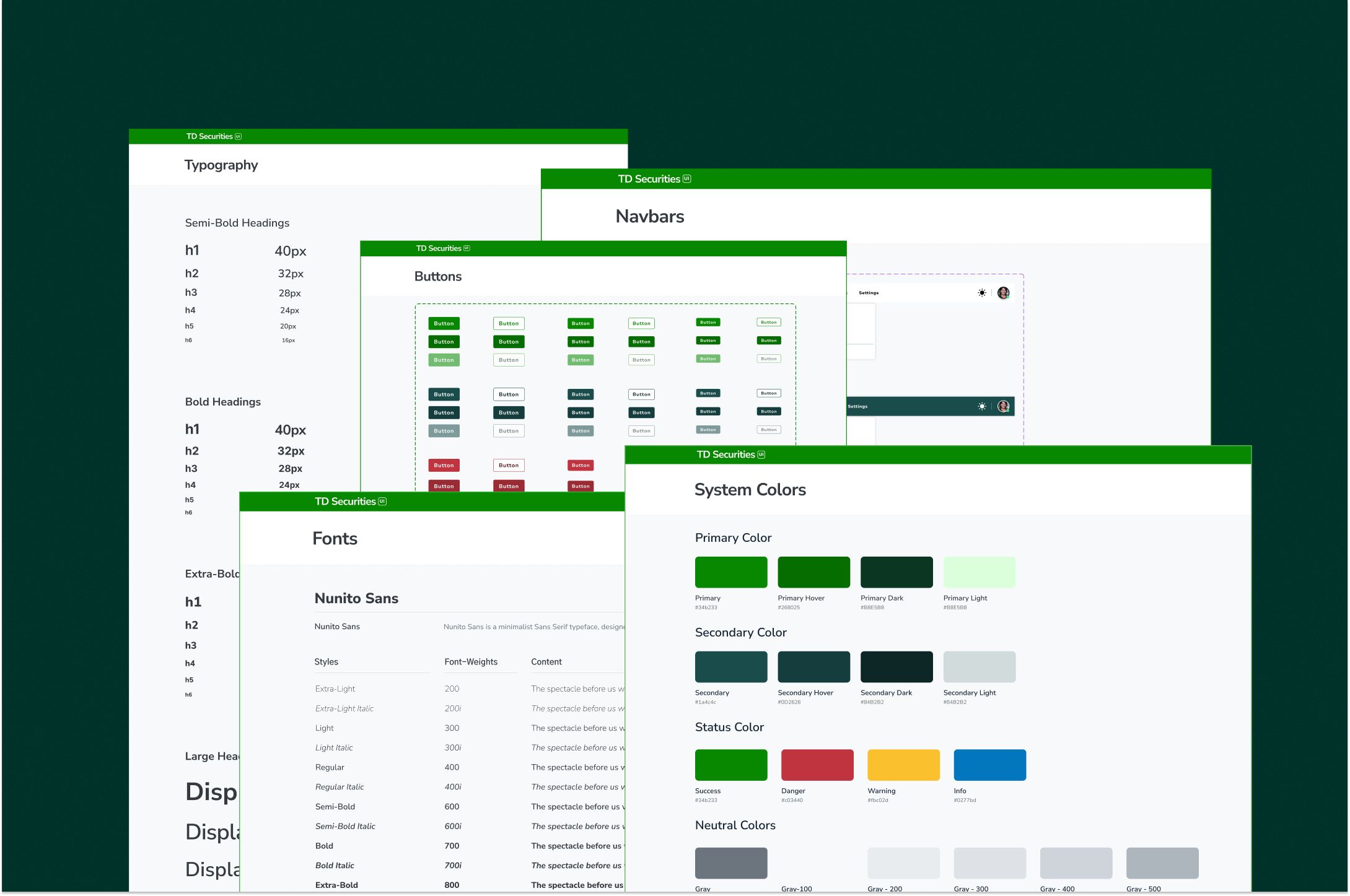TD Bank (Securities) Design System